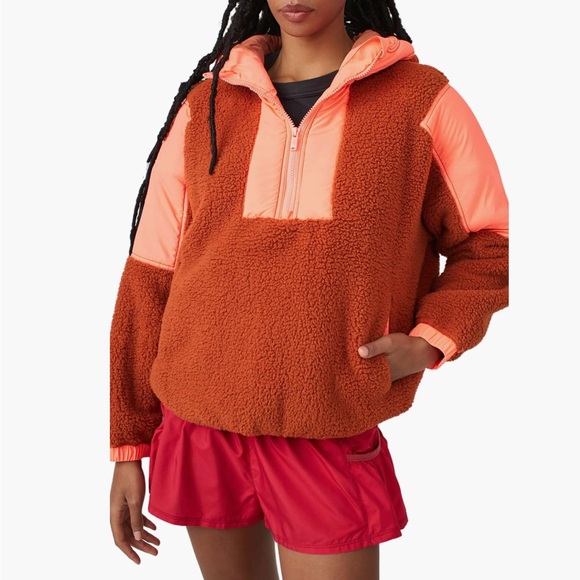 Free People (FP) Movement Women's Lead The Pack Fleece Pullover - Picture 2 of 8